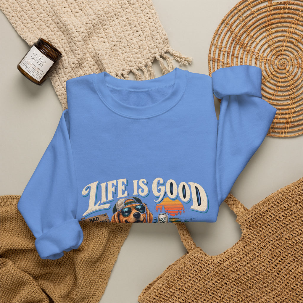 Life is Good Floatin' - Crewneck Sweatshirt