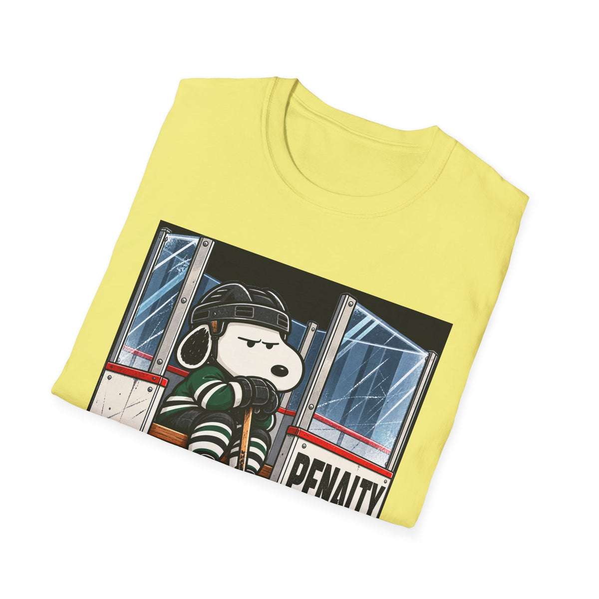 Snoopy Hockey Penalty Box Green - Classic Tee