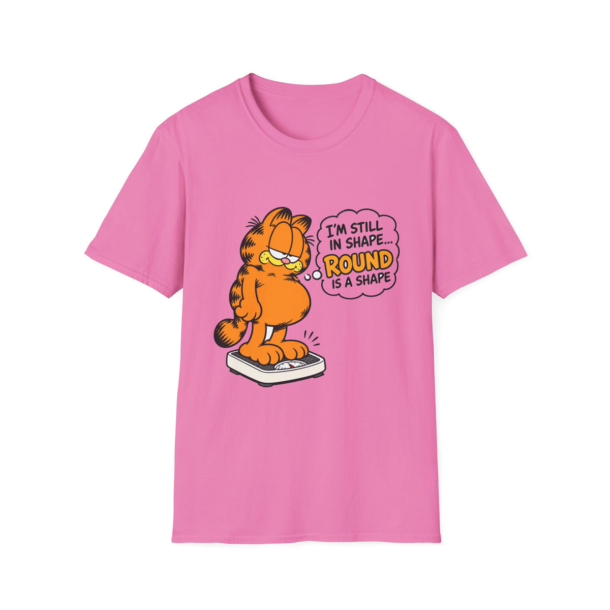 Round Shape Garfield - Classic Tee