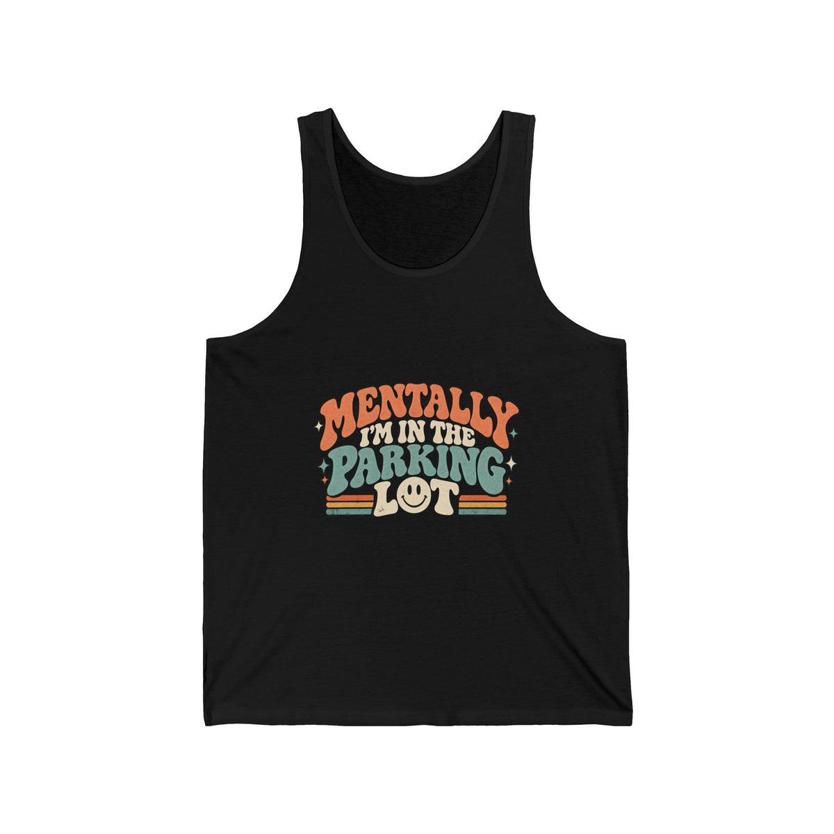 Secretly Plotting Dark Parking - Athletic Tank