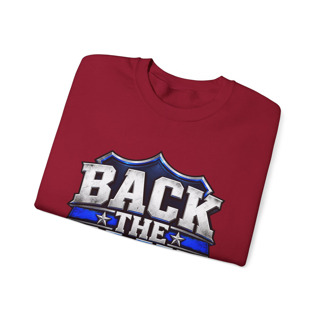Back the Blue Shield - Crewneck Sweatshirt