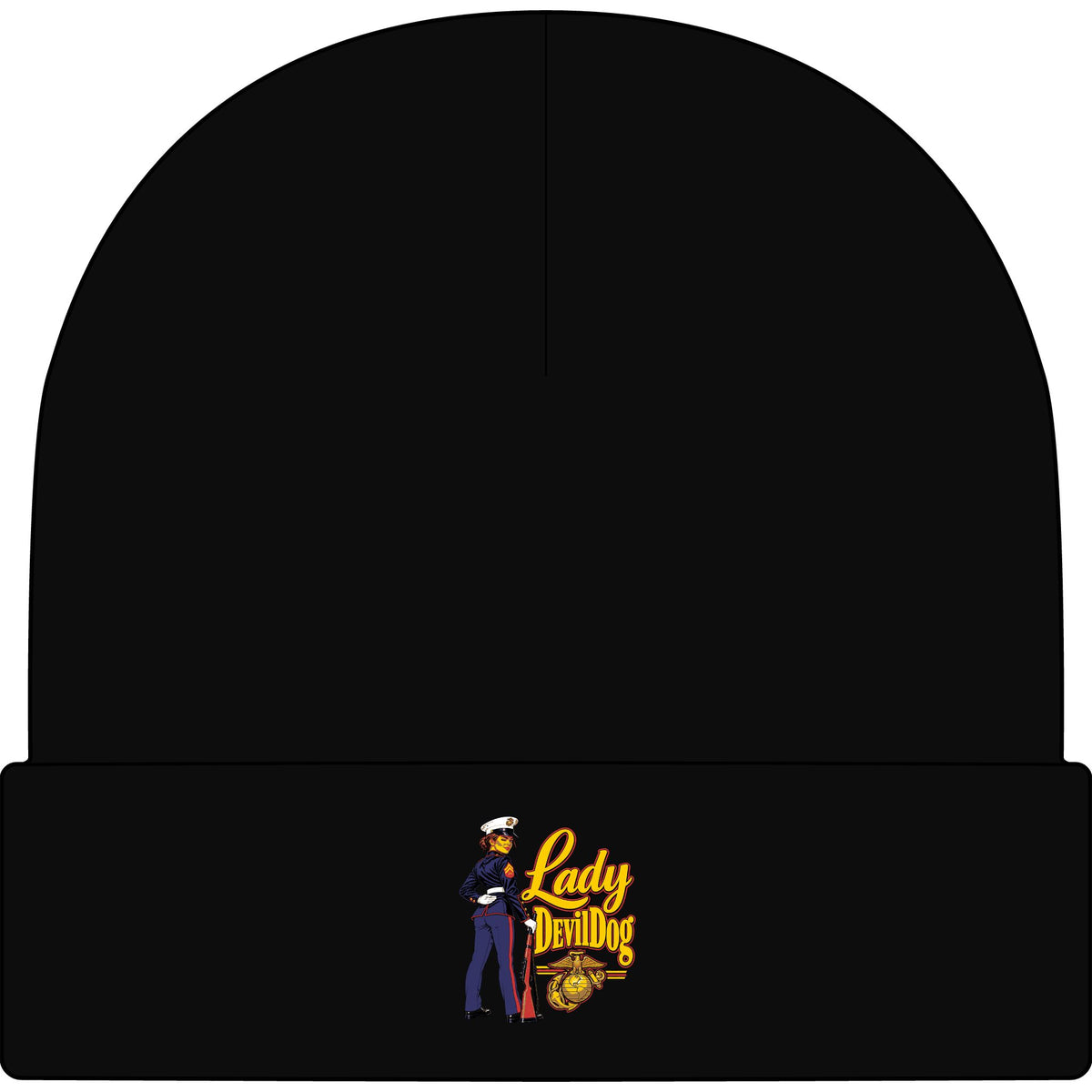 Lady Devil Dog - AS Colour 1107 Cuff Beanie