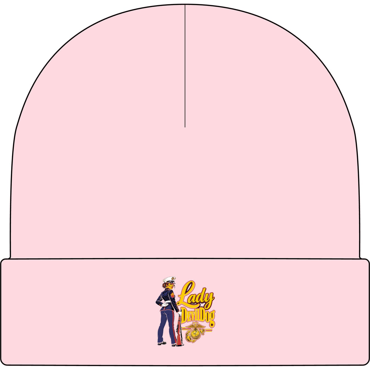 Lady Devil Dog - AS Colour 1107 Cuff Beanie