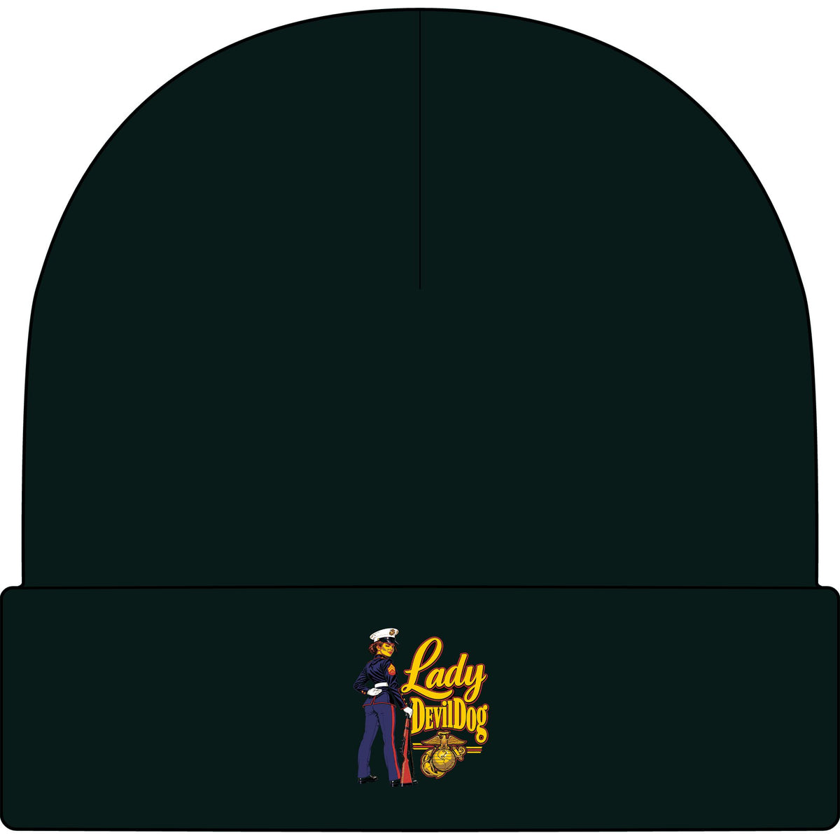 Lady Devil Dog - AS Colour 1107 Cuff Beanie