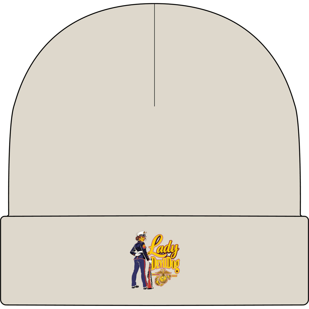 Lady Devil Dog - AS Colour 1107 Cuff Beanie