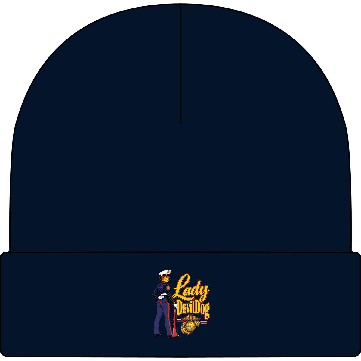 Lady Devil Dog - AS Colour 1107 Cuff Beanie