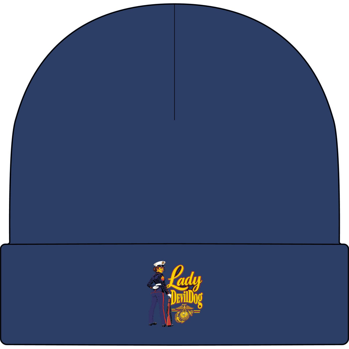 Lady Devil Dog - AS Colour 1107 Cuff Beanie