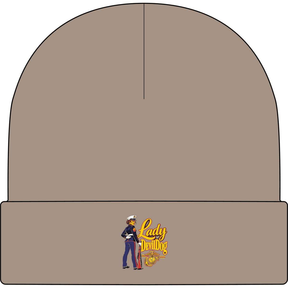 Lady Devil Dog - AS Colour 1107 Cuff Beanie