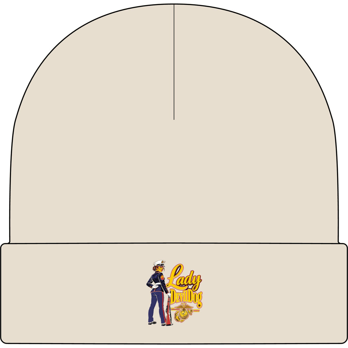 Lady Devil Dog - AS Colour 1107 Cuff Beanie