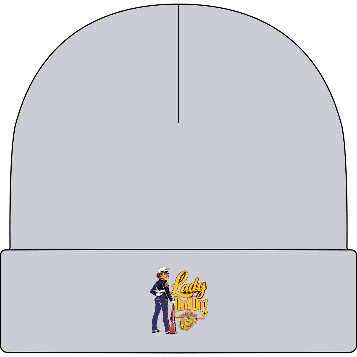 Lady Devil Dog - AS Colour 1107 Cuff Beanie