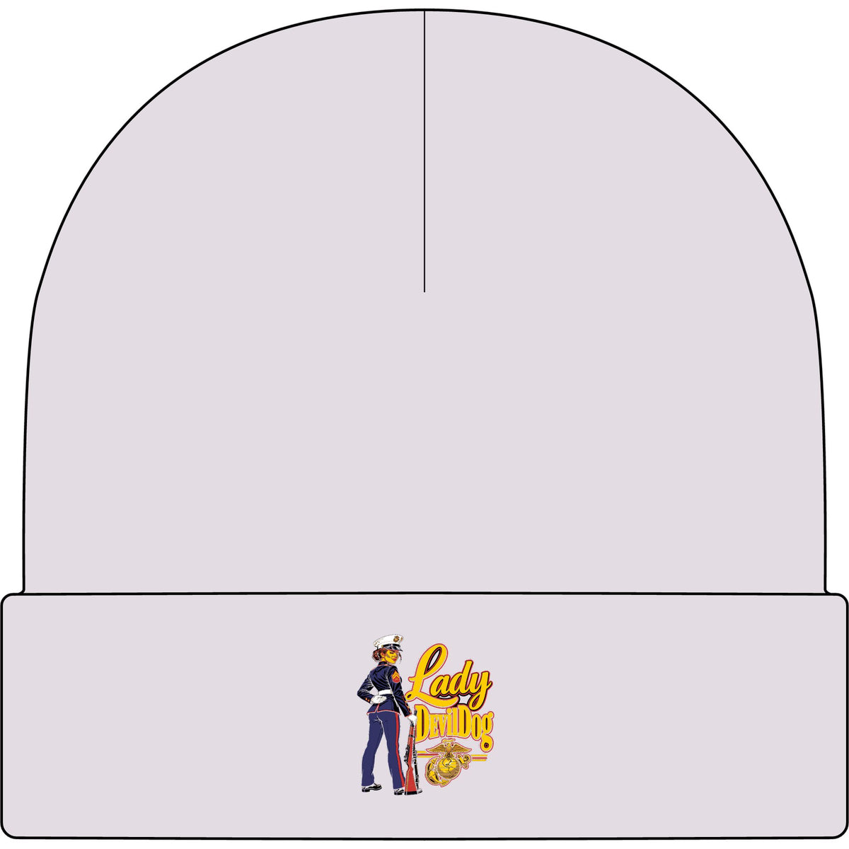 Lady Devil Dog - AS Colour 1107 Cuff Beanie