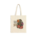 Fragile Like a Bomb - Floral Grenade - Canvas Tote