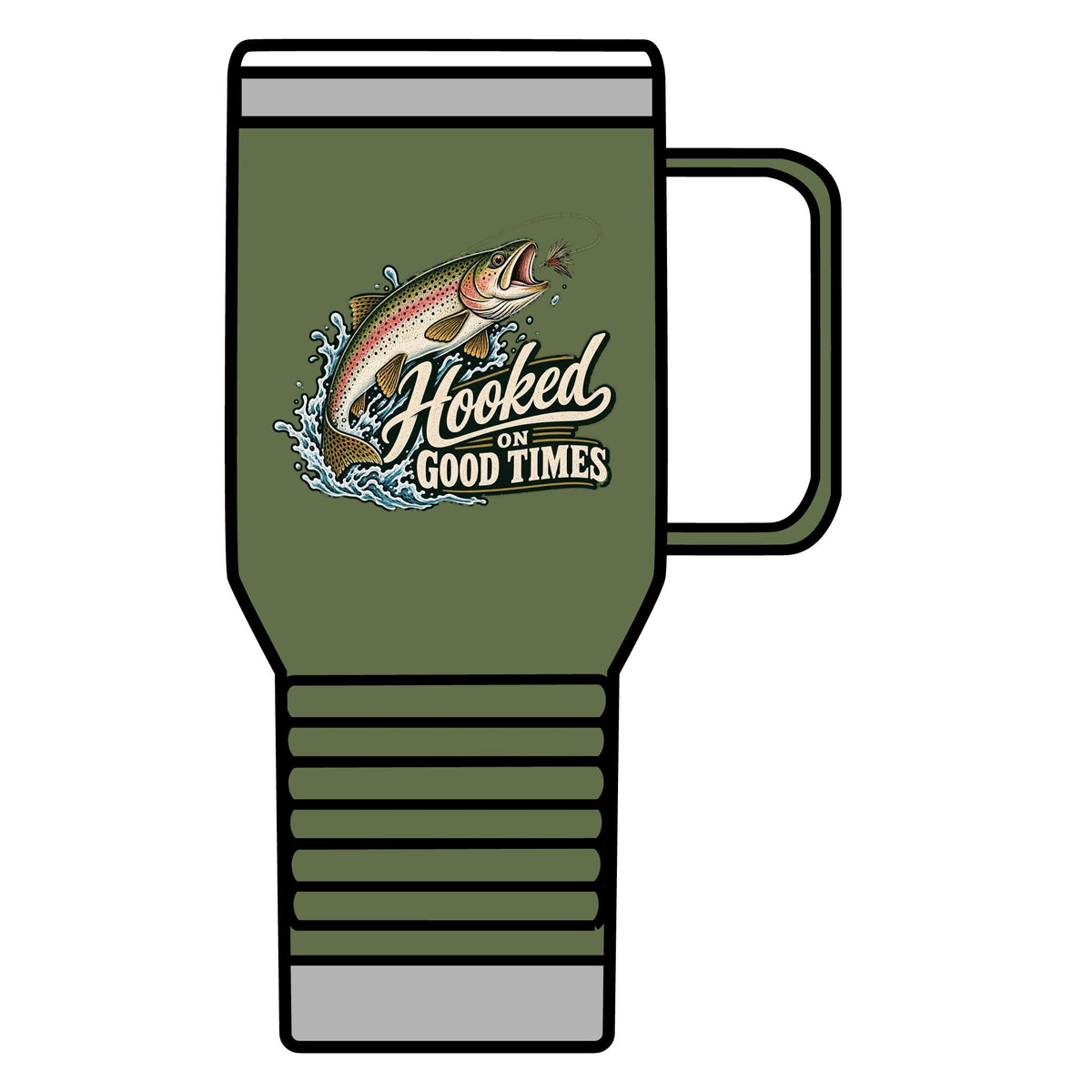 Hooked on Good Times - 20oz Insulated Mug