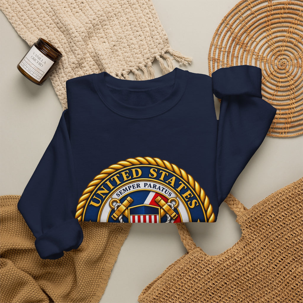 U.S. Coast Guard Emblem - Crewneck Sweatshirt