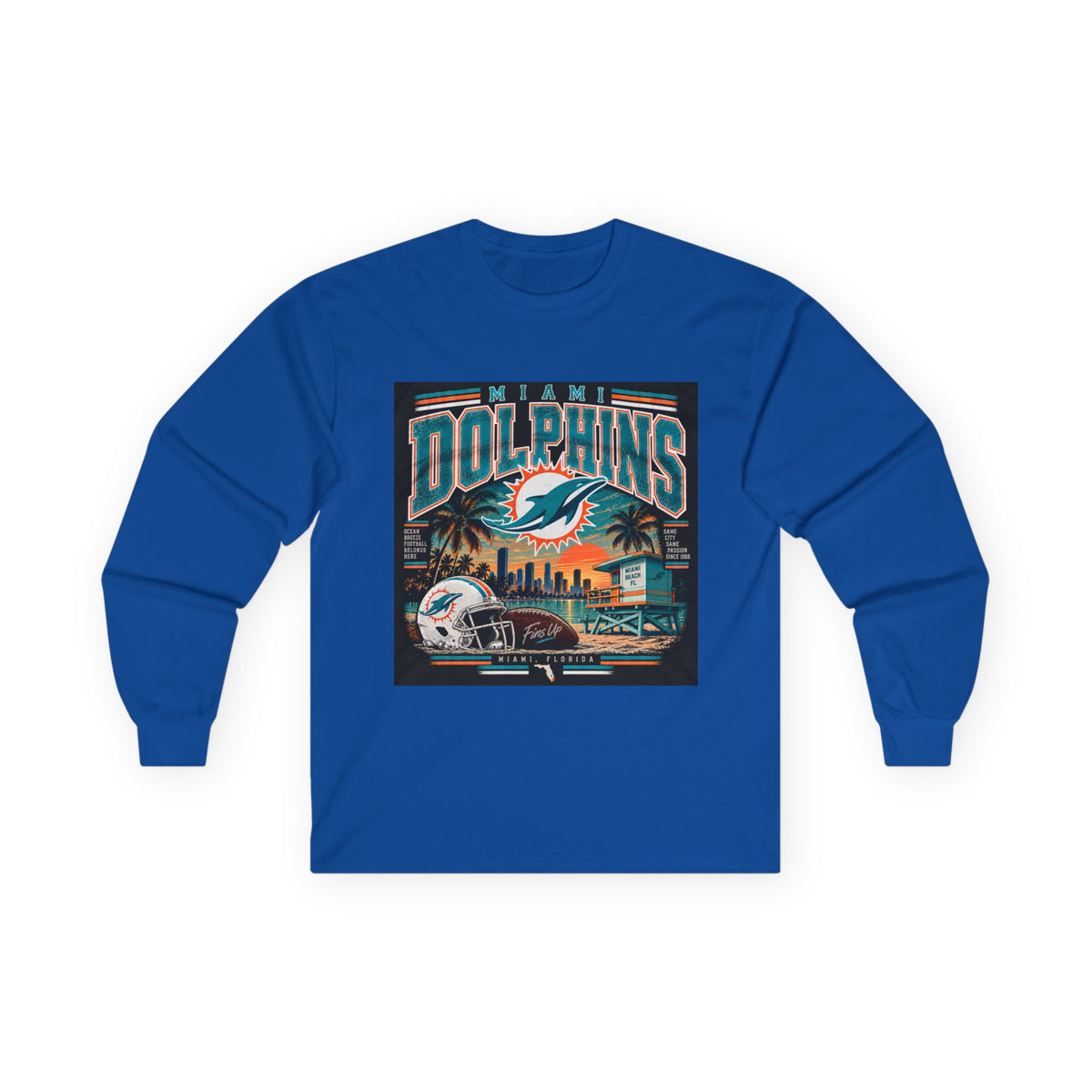 Miami Dolphins Paradise - Unisex Ultra Cotton Long Sleeve Tee