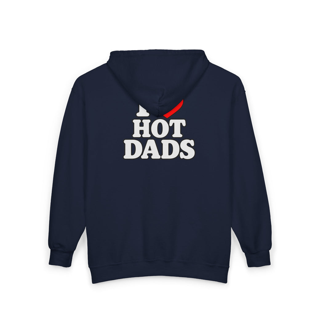 I Love Hot Dads - Full-Zip Hooded Sweatshirt