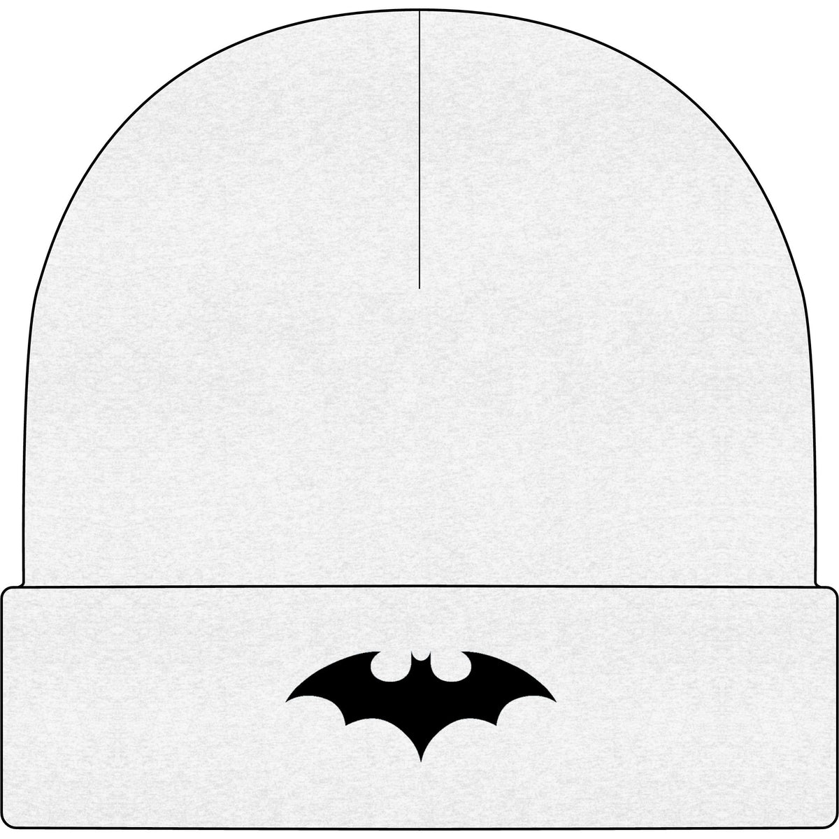 Midnight Bat Emblem - AS Colour 1107 Cuff Beanie