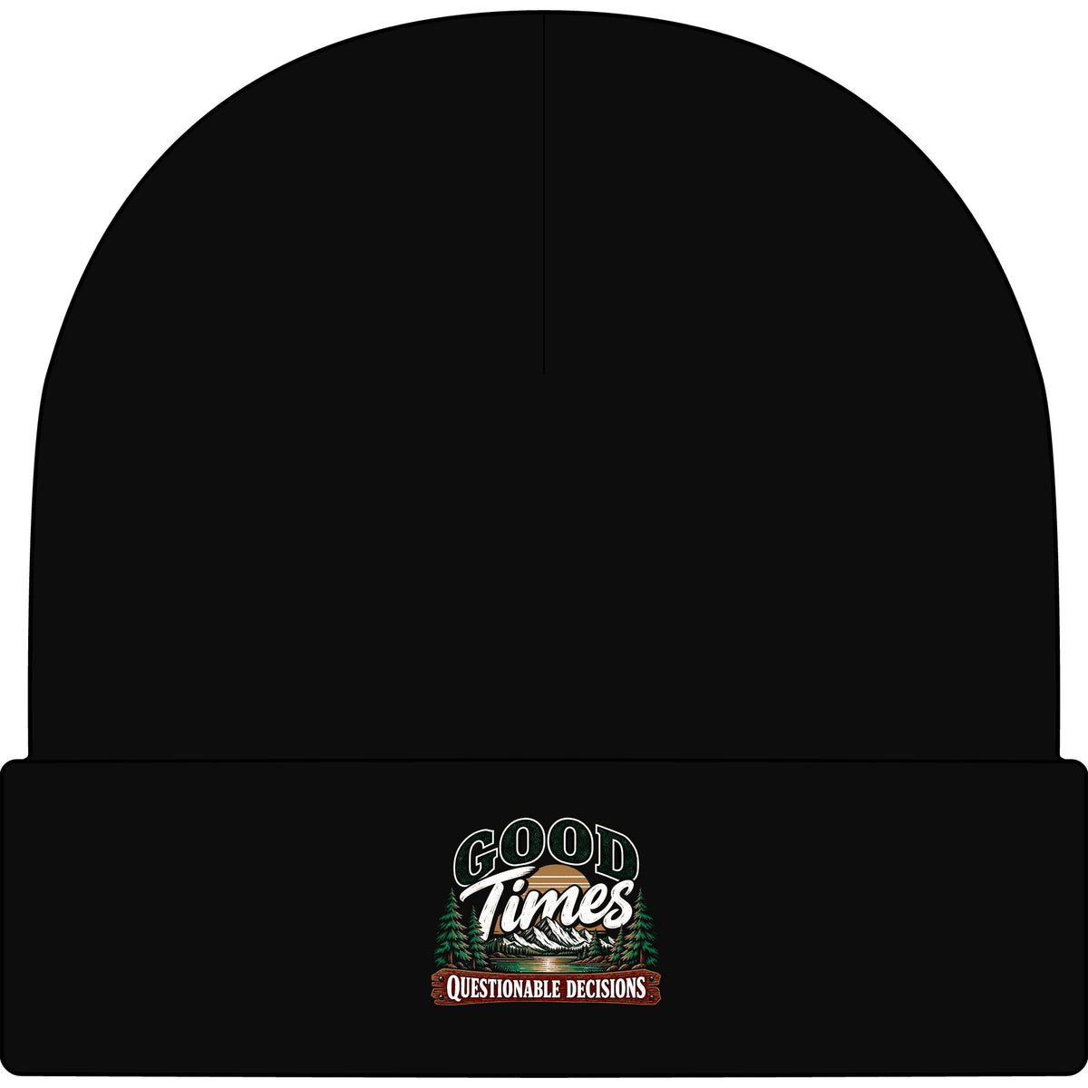 Good Times Questionable Decisions - AS Colour 1107 Cuff Beanie