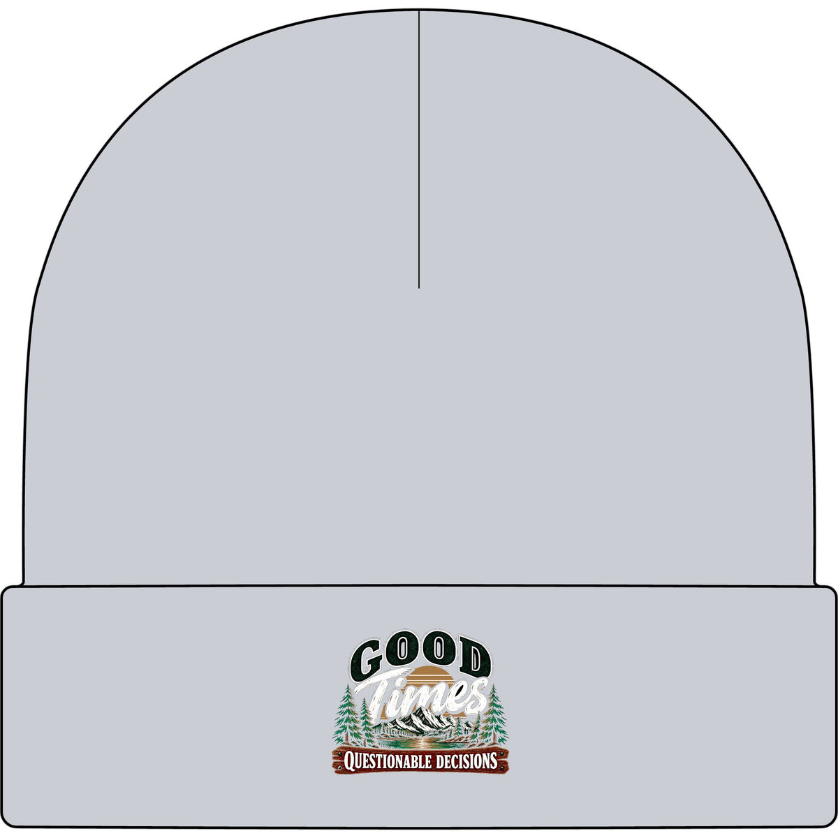 Good Times Questionable Decisions - AS Colour 1107 Cuff Beanie