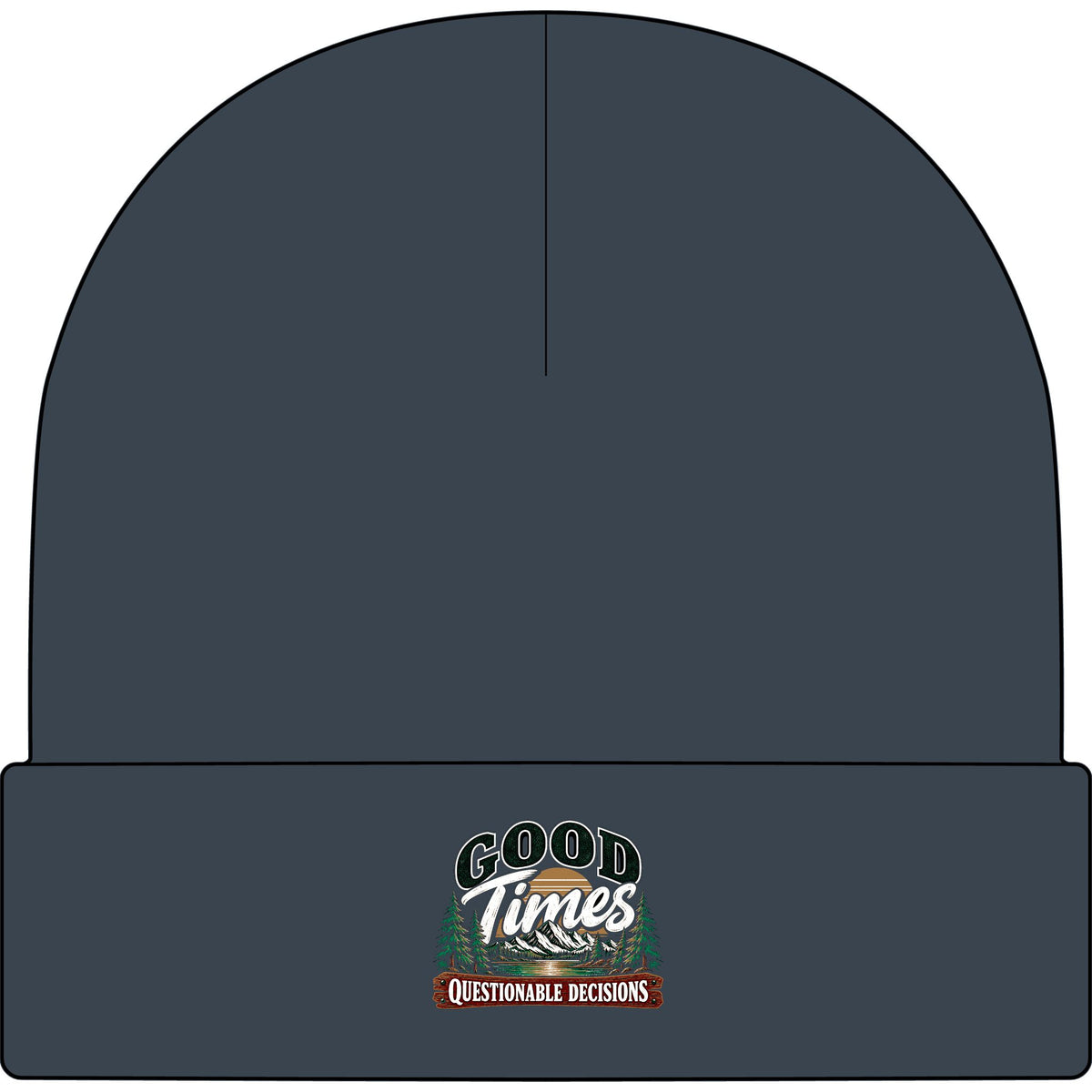 Good Times Questionable Decisions - AS Colour 1107 Cuff Beanie