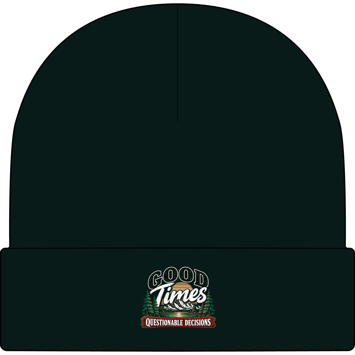 Good Times Questionable Decisions - AS Colour 1107 Cuff Beanie