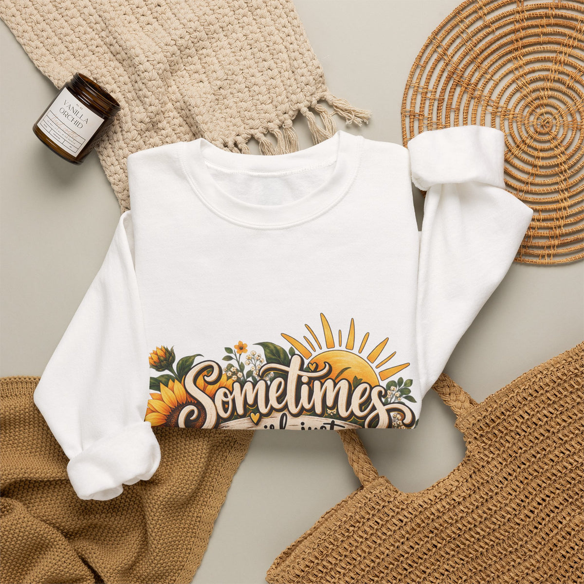 Sunshine Motivation Tee - Crewneck Sweatshirt