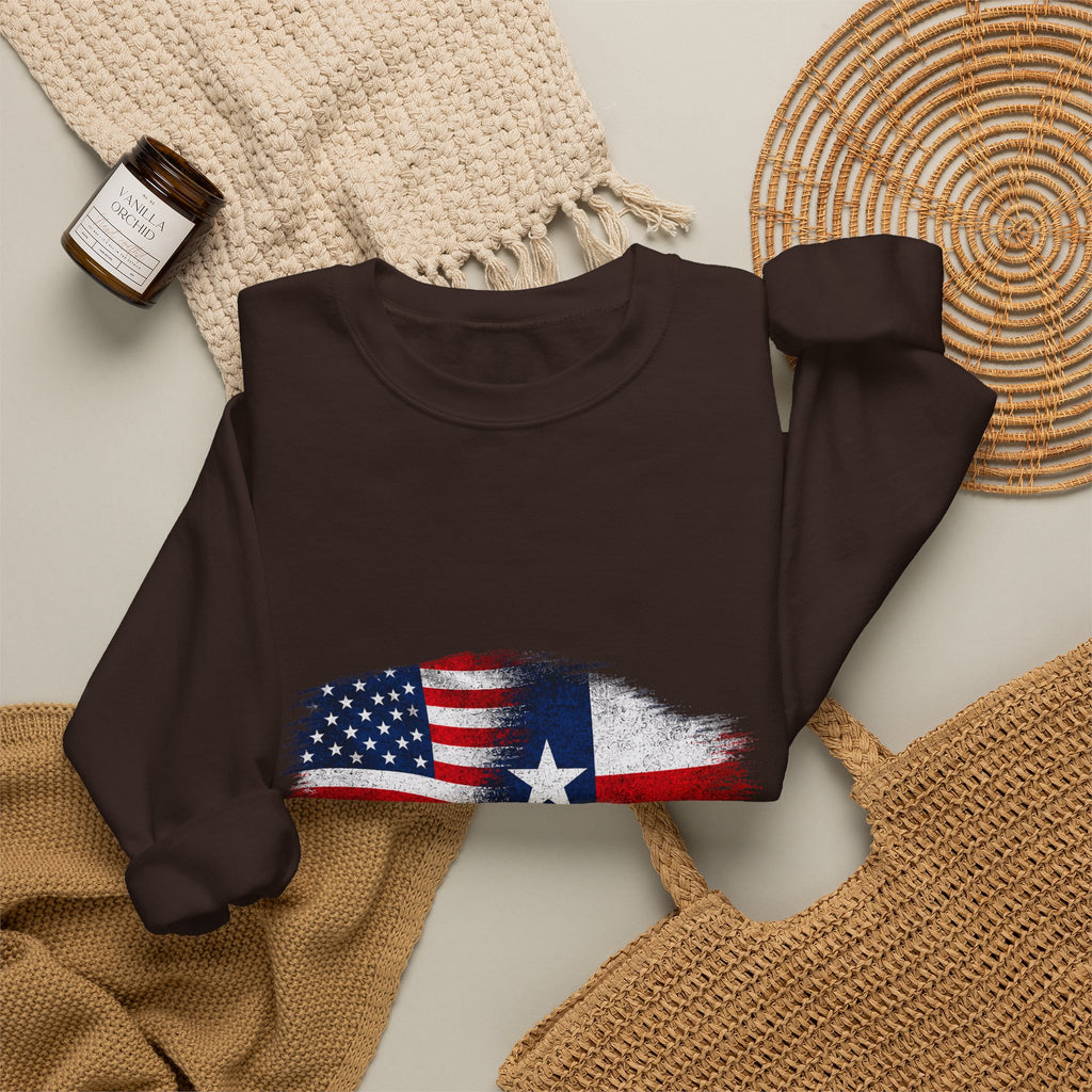 American by Birth, Texan by Choice - Crewneck Sweatshirt