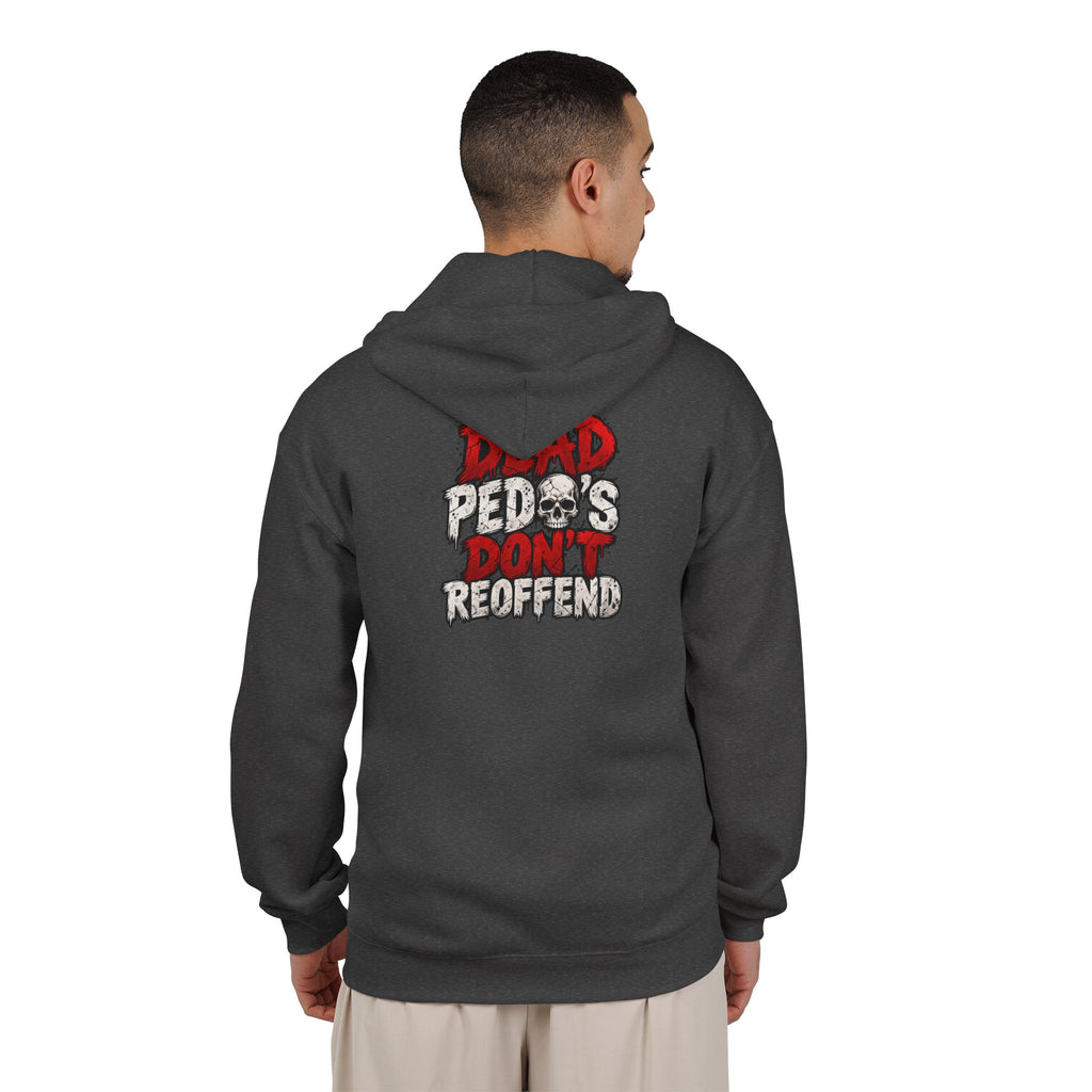 Dead Pedos Dont Reoffend - Full-Zip Hooded Sweatshirt