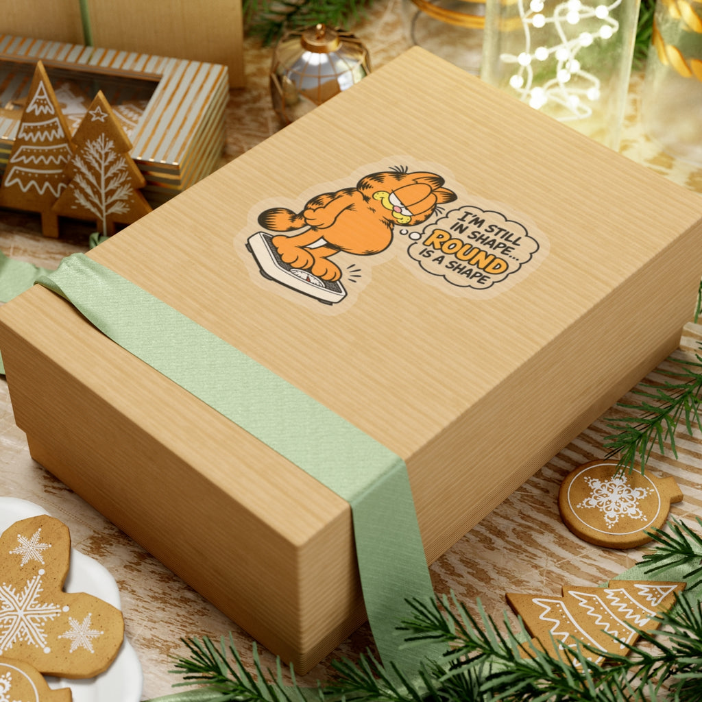Round Shape Garfield - Kiss-Cut Sticker