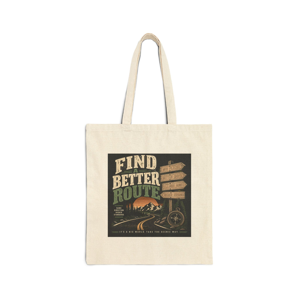 Find A Better Route - Canvas Tote