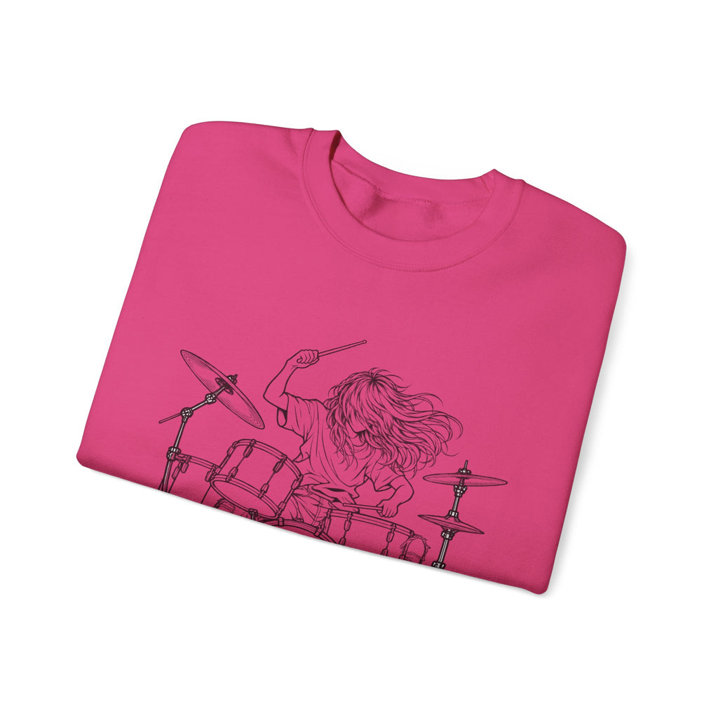 Drummer Sketch - Crewneck Sweatshirt