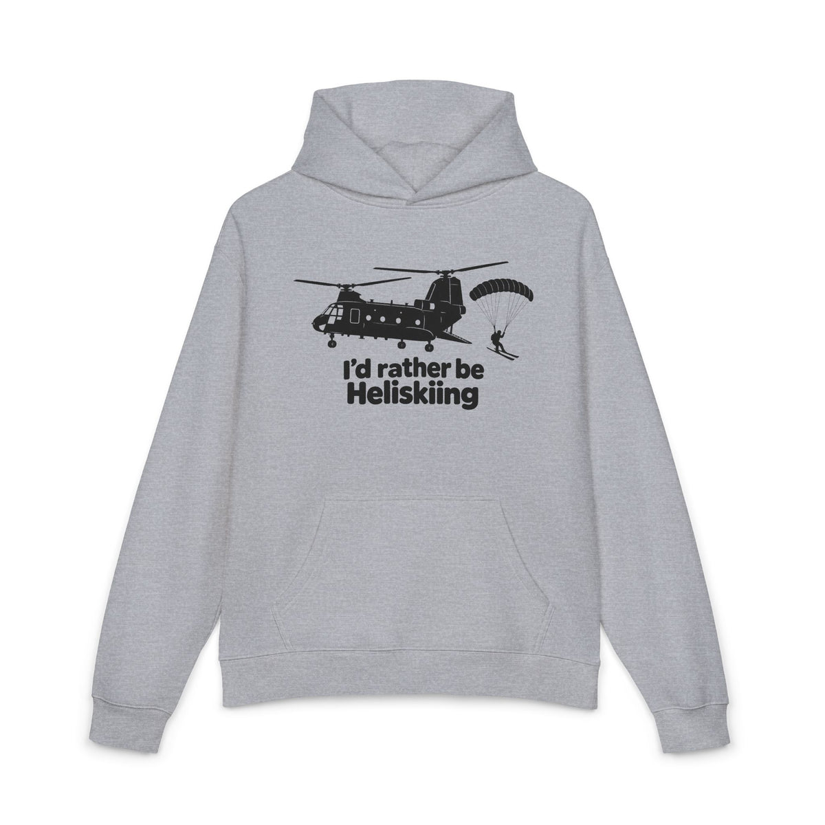 Id Rather Be Heliskiing - Hoodie
