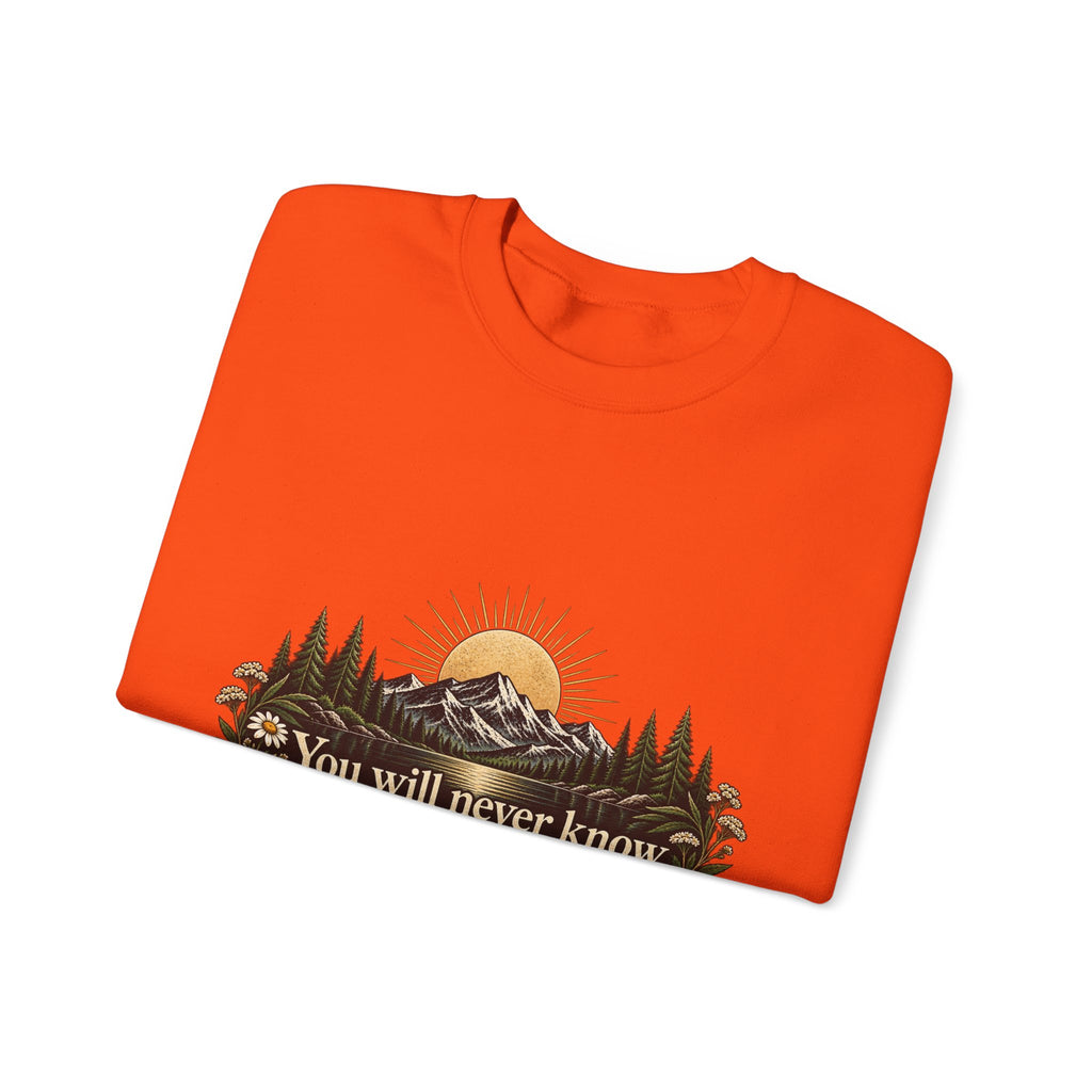 You Will Never Know The Violence It Took To Become This Peaceful - Crewneck Sweatshirt
