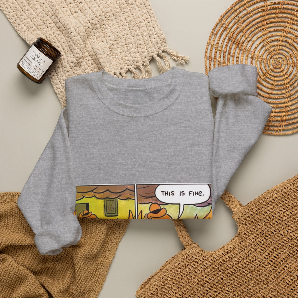This Is Fine - Crewneck Sweatshirt
