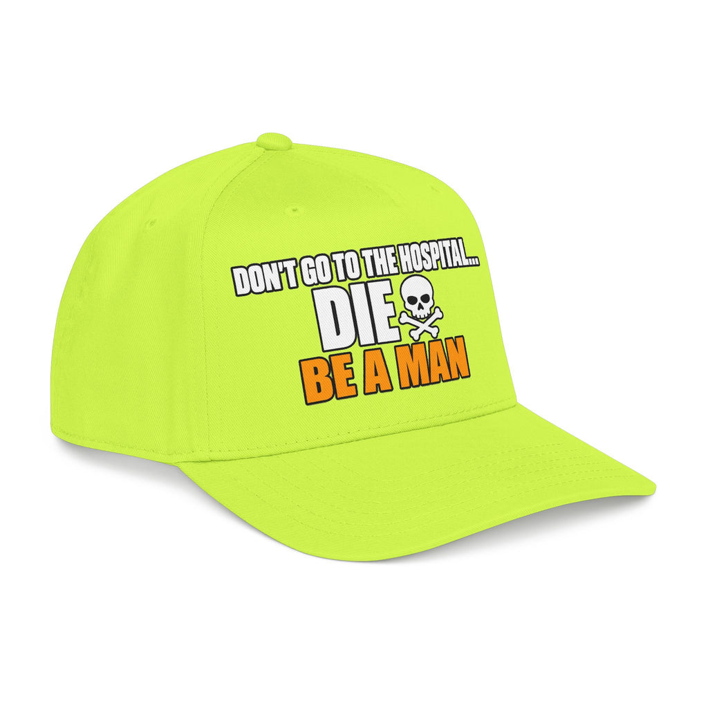 Dont Go to the Hospital - White Outlined - OTTO Baseball Hat