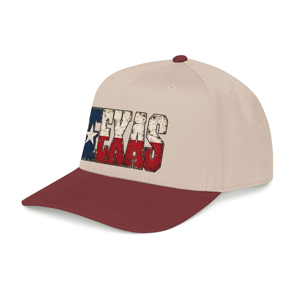 Texas Flag Block Letters - OTTO Baseball Hat