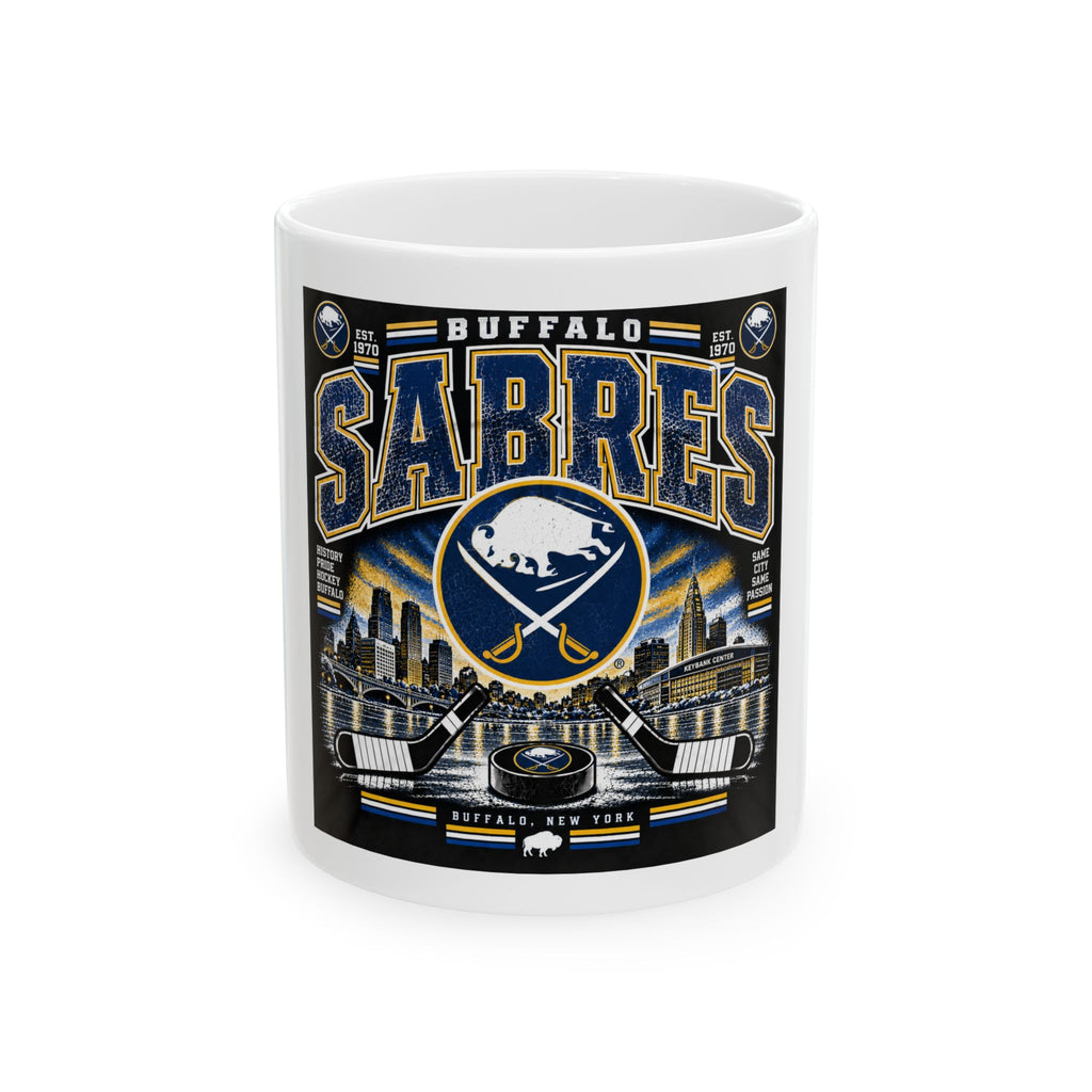 Buffalo Sabres Heritage Shield - Ceramic Mug 11oz and 15oz
