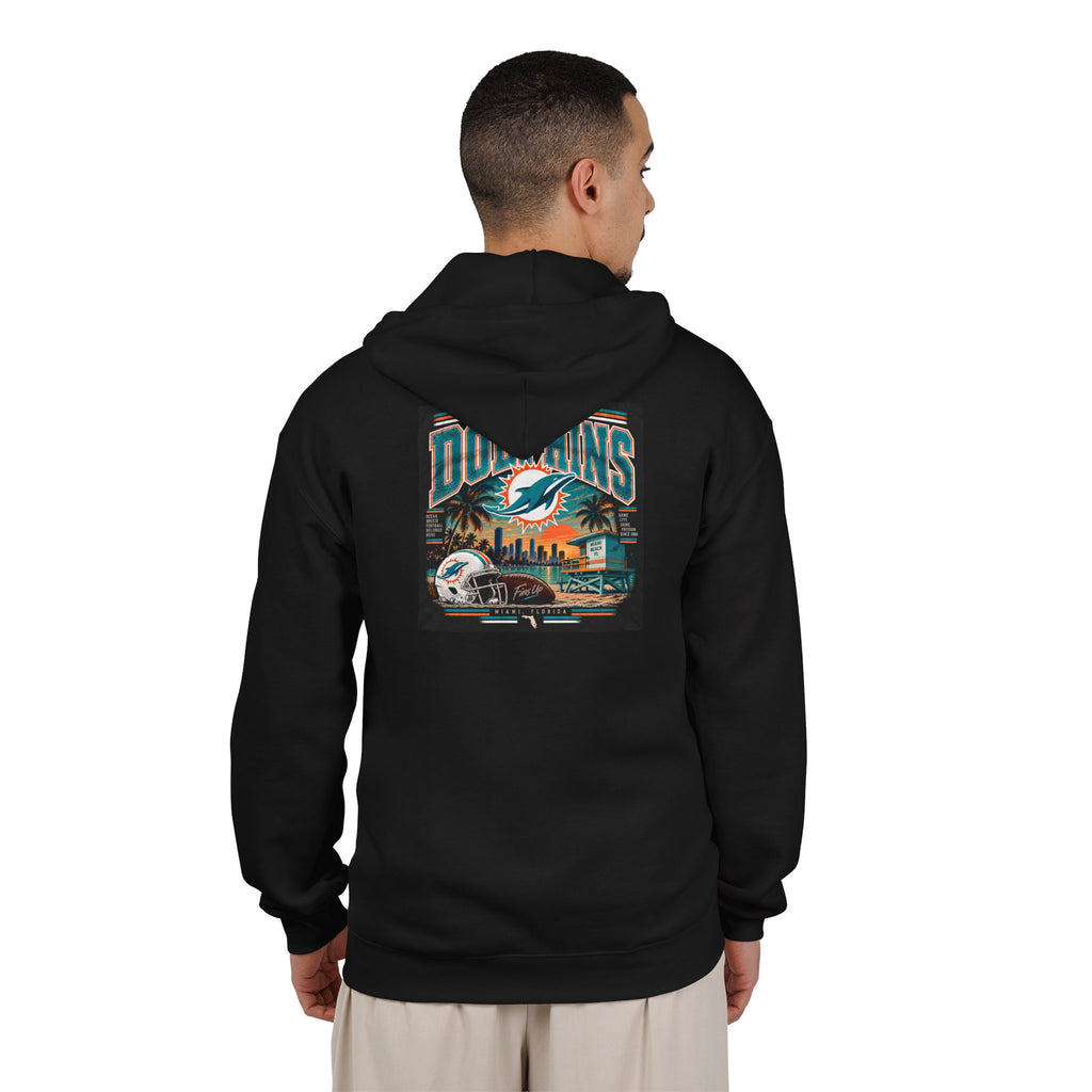 Miami Dolphins - Full-Zip Hooded Sweatshirt