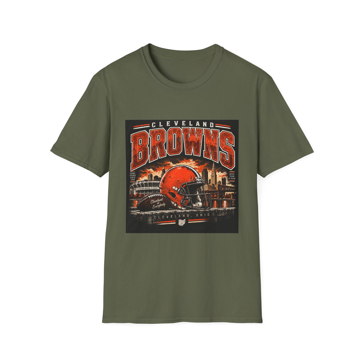 Cleveland Browns Skyline - Classic Tee