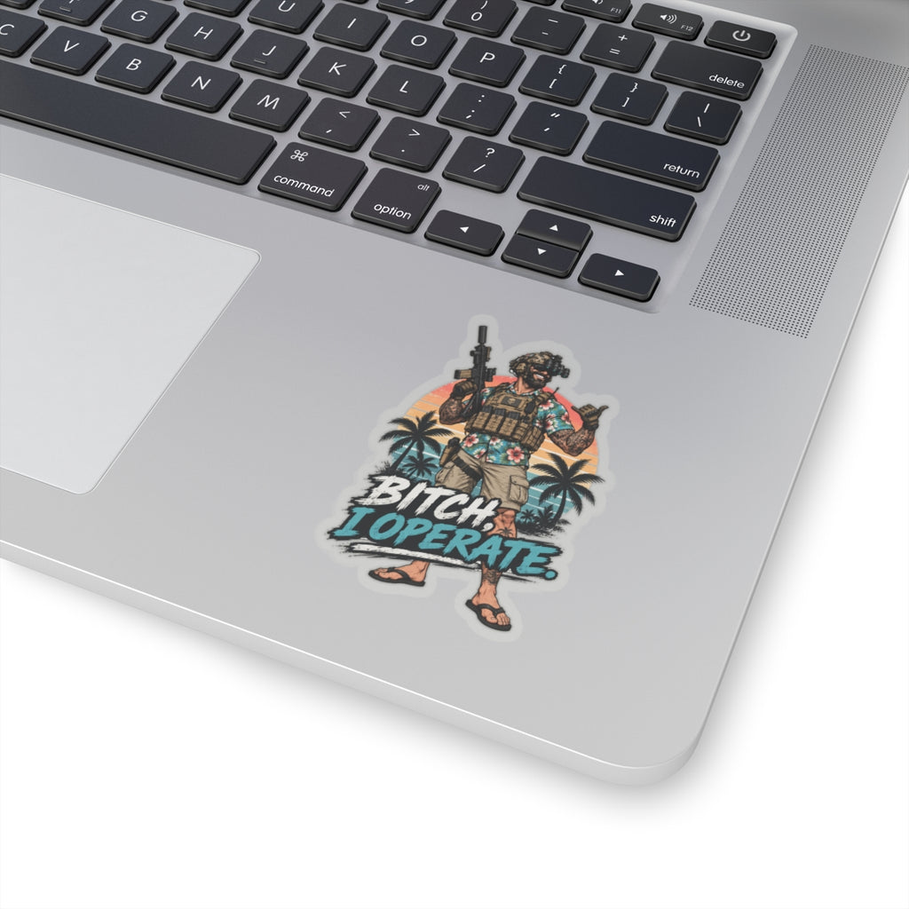 Beach Operator - Kiss-Cut Sticker