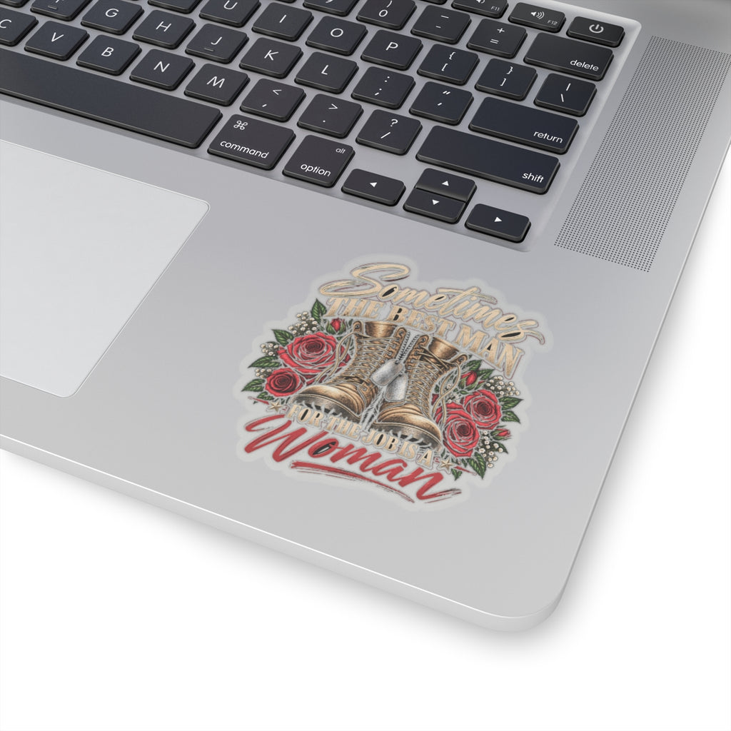 Best Man for the Job - Kiss-Cut Sticker
