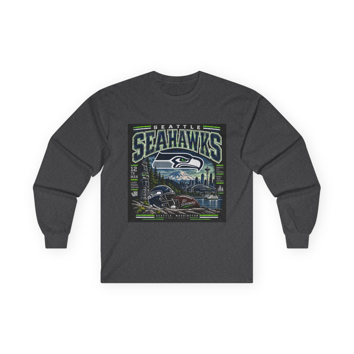 Seattle Seahawks Pride - Unisex Ultra Cotton Long Sleeve Tee