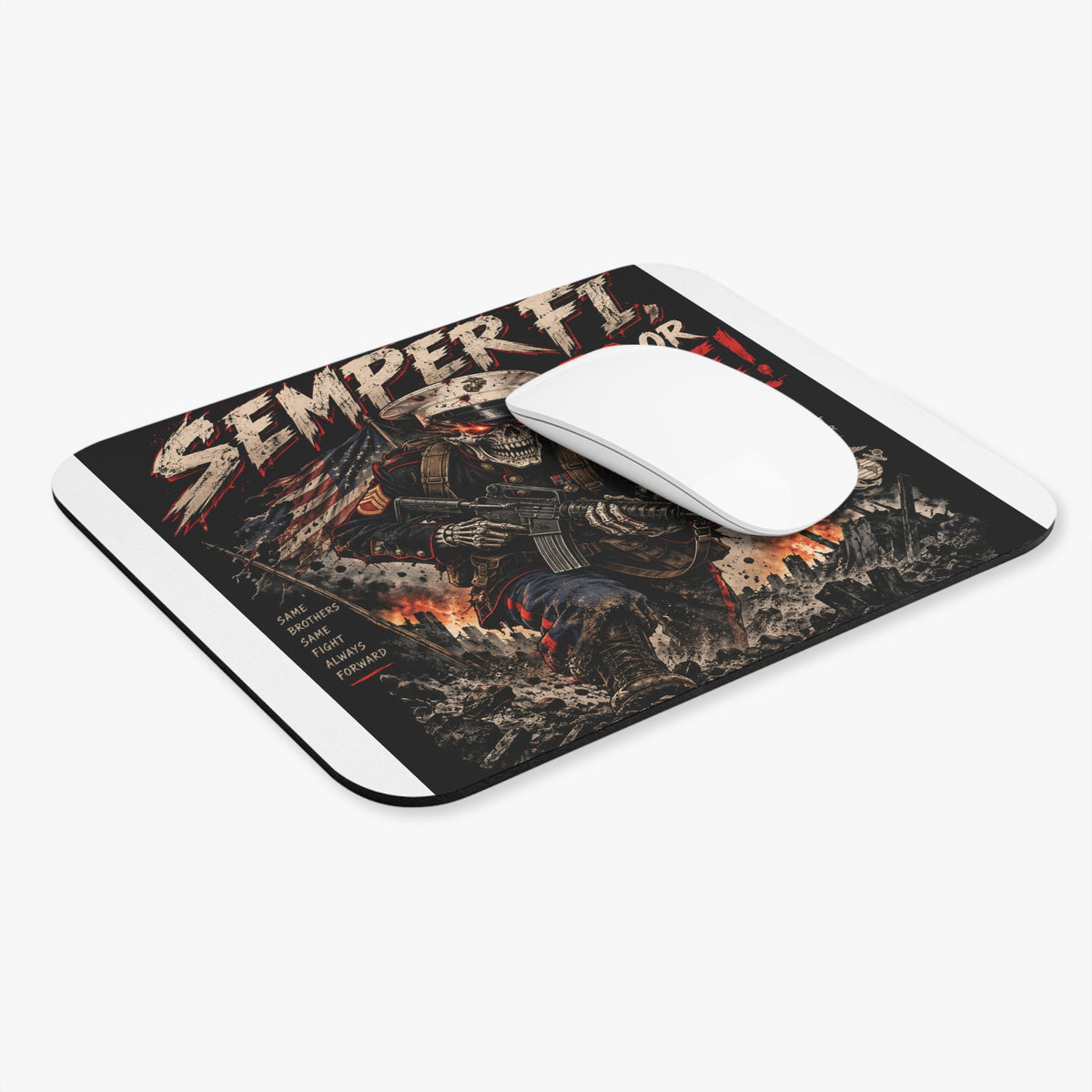 Semper Fi Do or Die - Mouse Pad