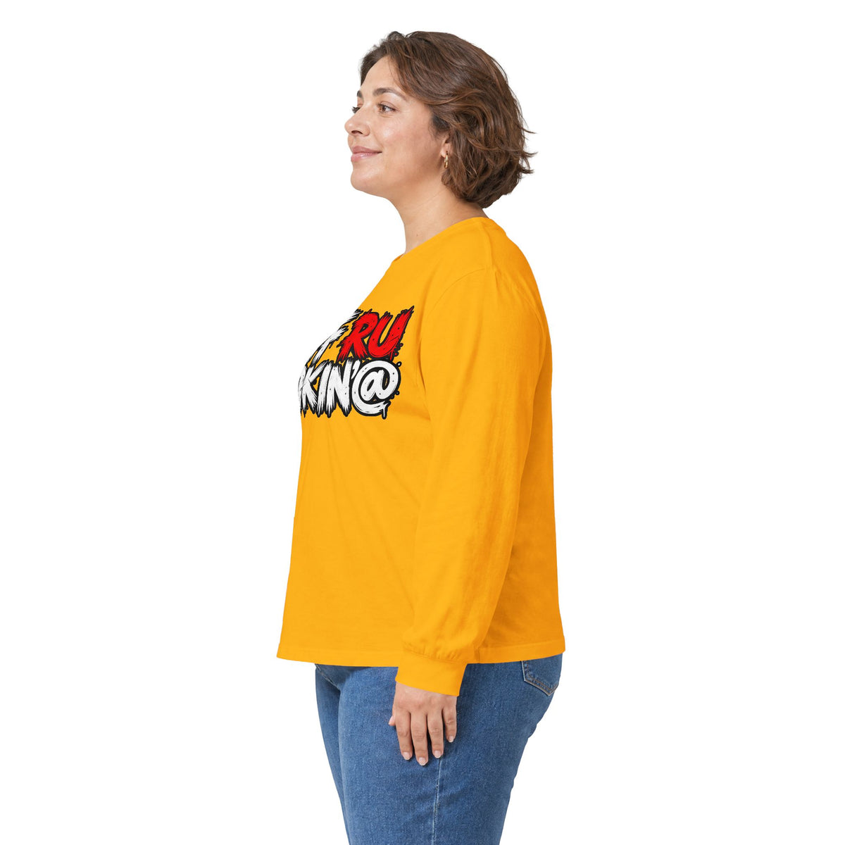 WTF RU LOOKIN AT - Unisex Ultra Cotton Long Sleeve Tee
