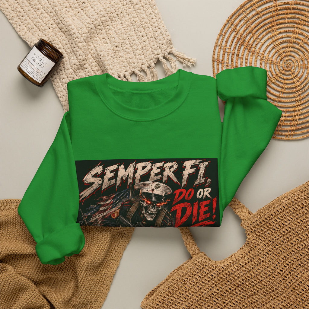 Semper Fi Do or Die - Crewneck Sweatshirt