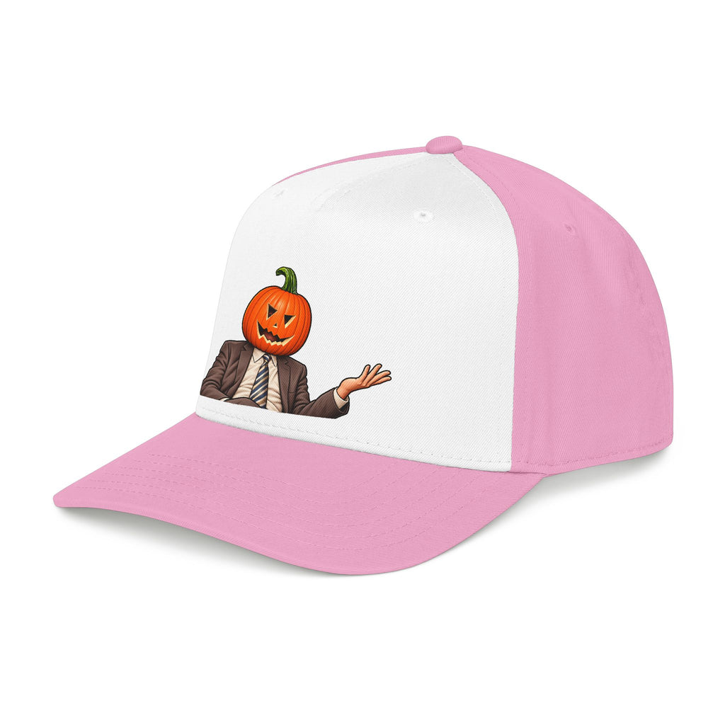 Pumpkin Head Office Cartoon - OTTO Baseball Hat