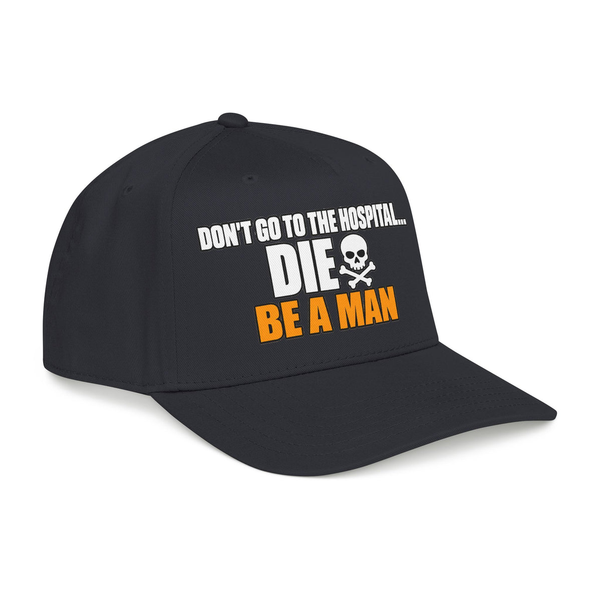 Dont Go to the Hospital - White Outlined - OTTO Baseball Hat