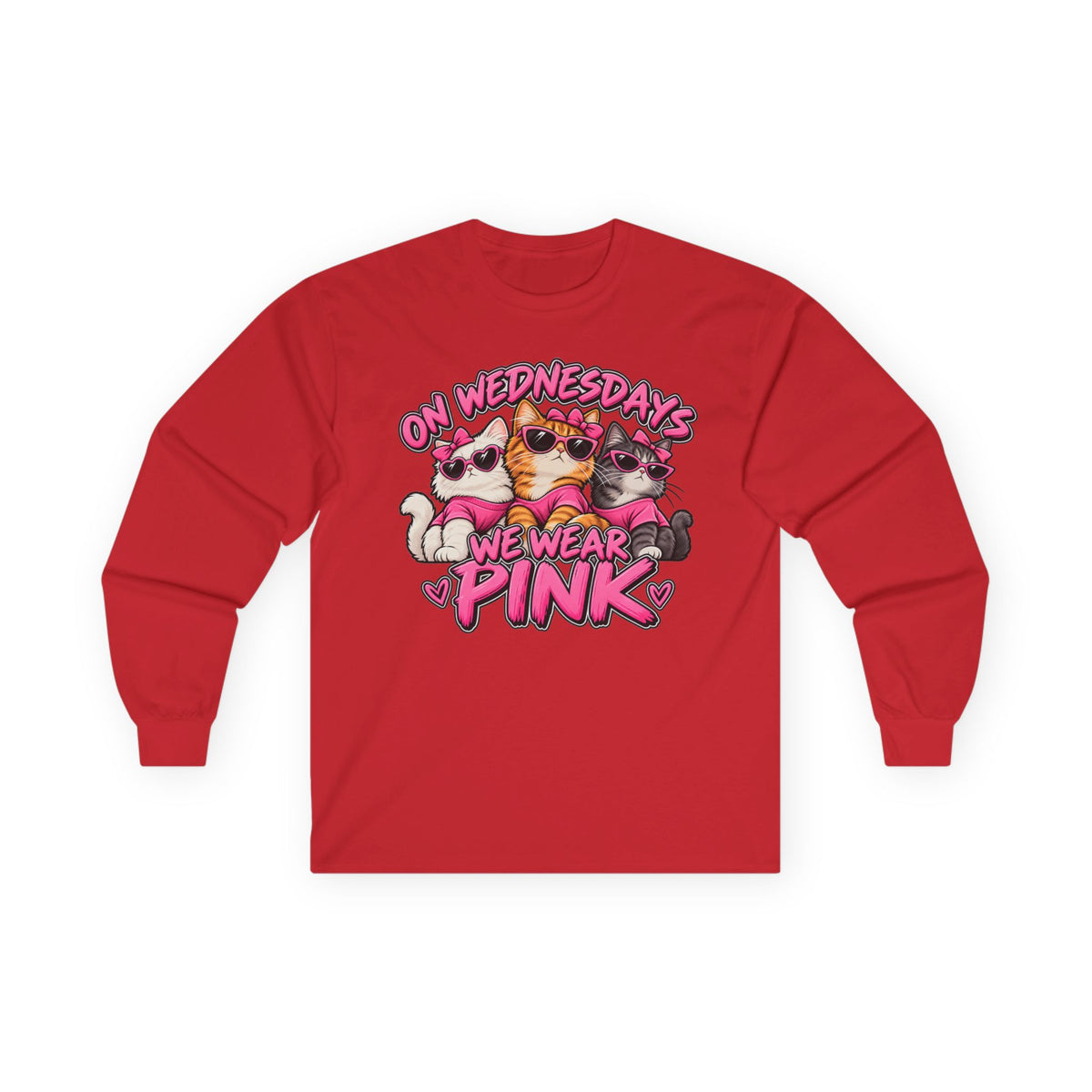 On Wednesdays We Wear Pink - Unisex Ultra Cotton Long Sleeve Tee