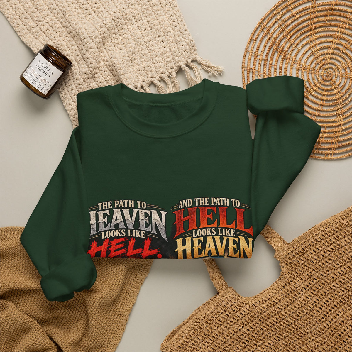 Path To Heaven Path To Hell - Crewneck Sweatshirt
