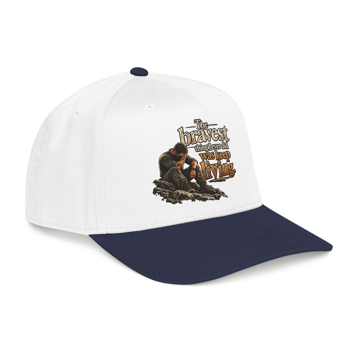 The Bravest Thing I Ever Did Was Keep Living - OTTO Baseball Hat